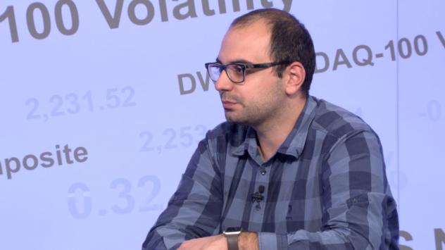 Джеймс Йоловски, мениджър „Програми за финансова грамотност” Junior Acheivement Bulgaria (JA Bulgaria). Снимка: Bloomberg TV Bulgaria