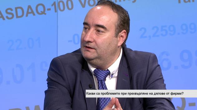 Aдв. Тони Димов, Център за въздействие на законодателството. Снимка: Bloomberg TV Bulgaria