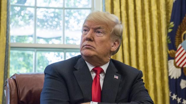 Американският президент Доналд Тръмп. Снимка: Zach Gibson/Bloomberg