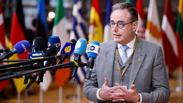 Барт Де Вевер, министър-председател на Белгия, на среща на Европейския съвет в Брюксел, Белгия, в четвъртък, 23 октомври 2025 г. Снимка: Bloomberg LP