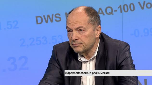 Проф. д-р Цекомир Воденичаров, Медицински университет - София. Снимка: Bloomberg TV Bulgaria