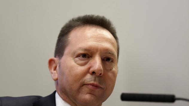 Янис Стурнарас, гуверньор на Гръцката централна банка. Снимка: Chris Ratcliffe/Bloomberg