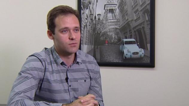 Васил Стойнов, съосновател на сдружение ПраВодач. Снимка: Bloomberg TV Bulgaria