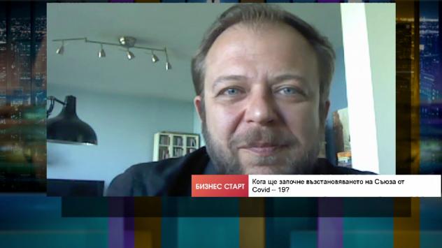 Теодор Стойчев, ръководител на Бюрото на ЕП в България. Снимка: Bloomberg TV Bulgaria