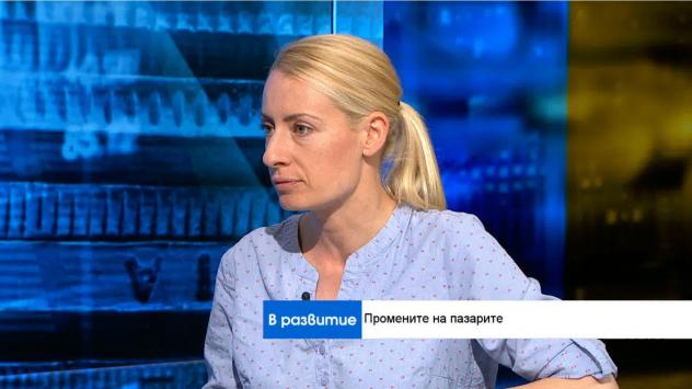 Д-р Магдалена Иванова, форекс редактор в Investor.bg. Снимка: Bloomberg TV Bulgaria 