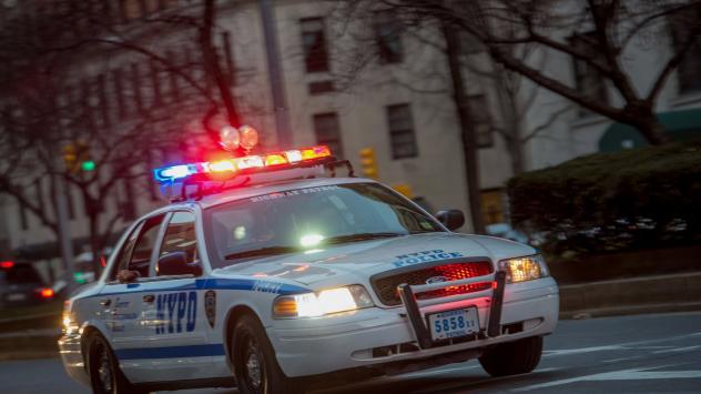 Кола на Нюйоркската полиция. Photographer: Craig Warga/Bloomberg