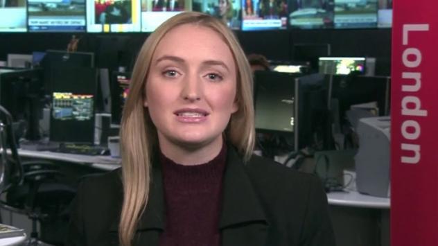 Сандра Килхоф от Bloomberg в Лондон. Снимка: Bloomberg TV Bulgaria