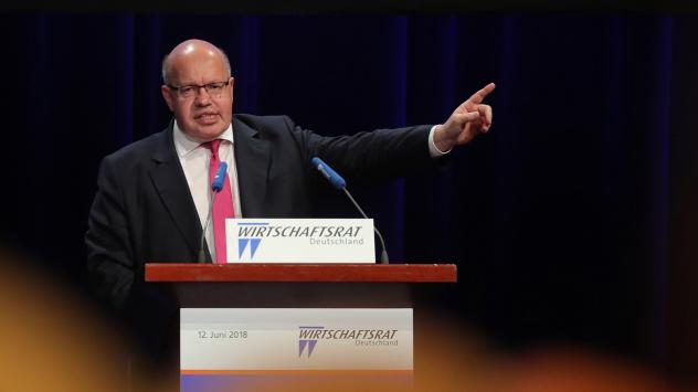 Германският министър на икономиката Петер Алтмайер. Снимка: Krisztian Bocsi/Bloomberg