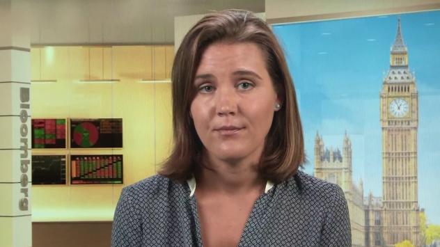 Брий Тайлър, Bloomberg TV London. Снимка: Bloomberg TV Bulgaria 