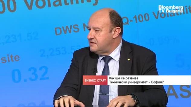 Проф. дн. инж. Иван Кралов, новоизбран ректор на Техническия университет- София, Снимка: Bloomberg TV Bulgaria