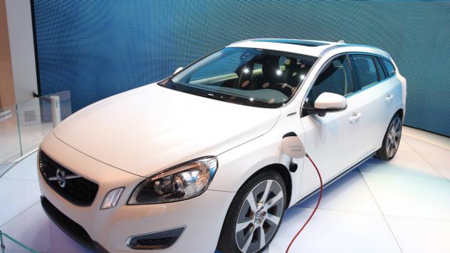 Volvo V60 plug-in hybrid. Снимка: Chris Ratcliffe/Bloomberg 