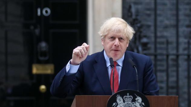 Британският премиер Борис Джонсън. Снимка: Simon Dawson/Bloomberg