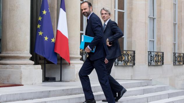 Министър-председателят на Франция Едуар Филип. Снимка: Christophe Morin/Bloomberg