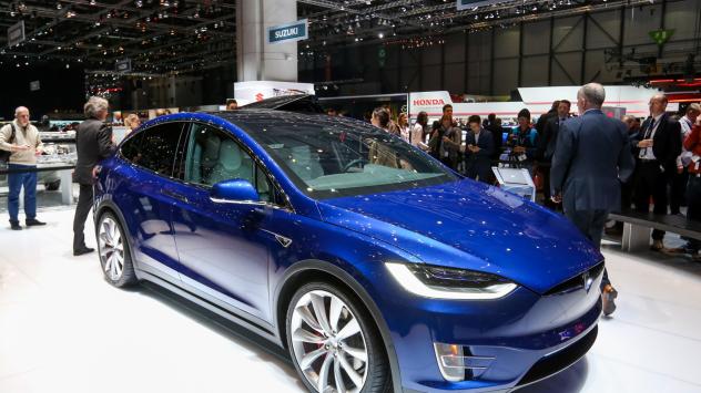 Tesla Model X. Снимка: Chris Ratcliffe/Bloomberg