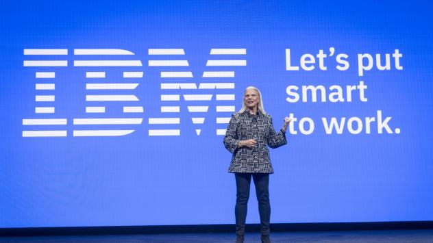 Джини Ромети, председател, президент и главен изпълнителен директор на IBM. CES 2019. Лас Вегас, Невада, 8 януари 2019. Photographer: David Paul Morris/Bloomberg