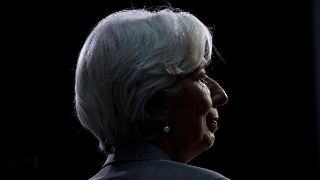 ръководителят на МВФ Кристин Лагард. Снимка: Andrew Harrer/Bloomberg