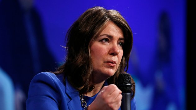 Премиерът на Алберта Даниел Смит; Снимка: Bloomberg L.P. 