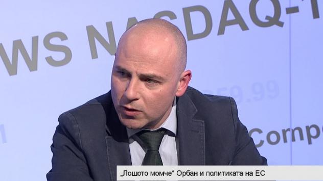 Петър Чолаков, политолог. Снимка: Bloomberg TV Bulgaria