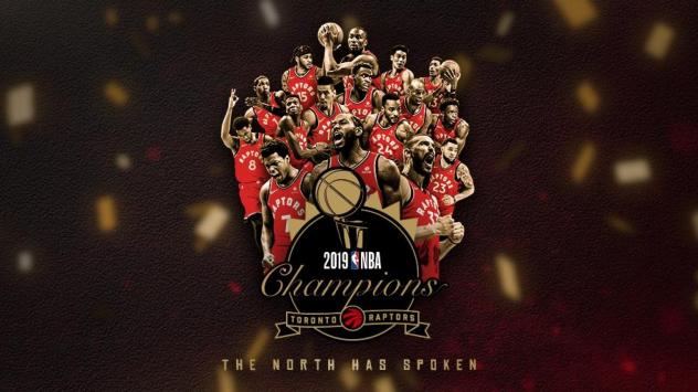 Торонто Рапторс спечелиха първата в историята си титла от NBA Снимка: Twitter@Raptors
