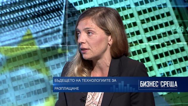  Ваня Манова, мениджър на Mastercard за България и Македония. Снимка: Bloomberg TV Bulgaria