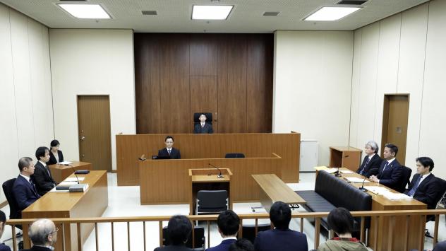 Съдебното изслушване на Карлос Гон в Токио. Снимка: Kiyoshi Ota/Bloomberg