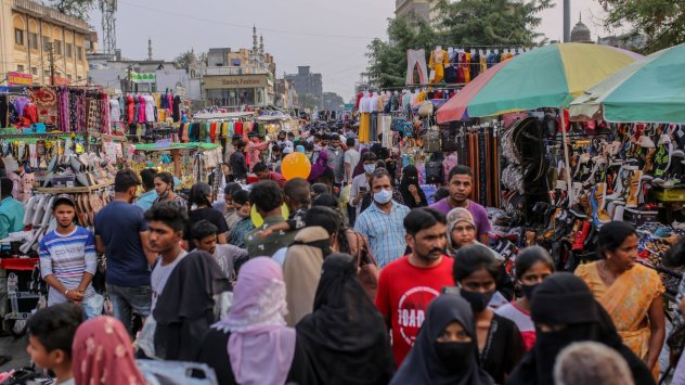 Тъй като Индия изпреварва Китай по брой на населението редица