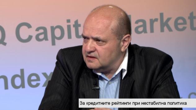 Кирил Григоров от Българска агенция за кредитен рейтинг. Снимка: Bloomberg TV Bulgaria