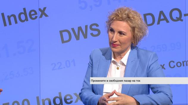 Меглена Русинова, председател на УС на Българска фотоволтаична асоциация. Снимка: Bloomberg TV Bulgaria