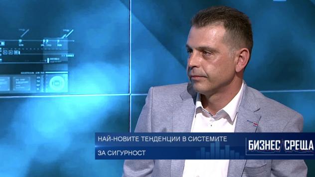 Анатолий Жиянски, управляващ директор на РАК Секюрити. Снимка: Bloomberg TV Bulgaria