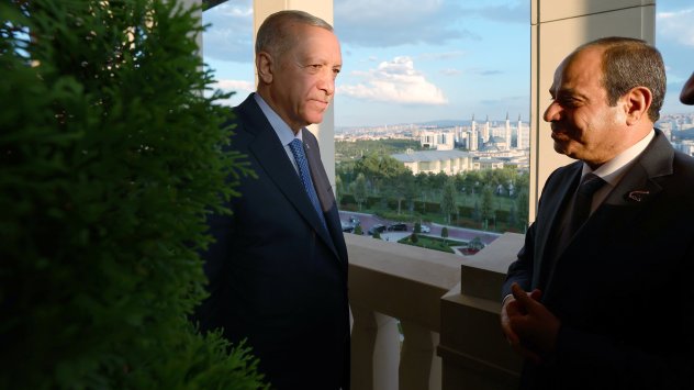 Абдел-Фатах Ел-Сиси и Реджеп Тайип Ердоган. Снимка: Bloomberg