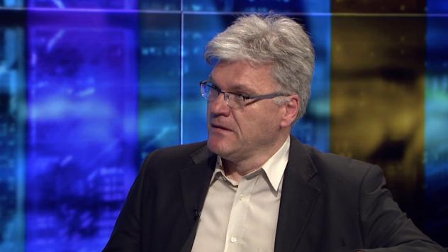 Мирослав Ризински, Български културен клуб - Скопие. Снимка: Bloomberg TV Bulgaria