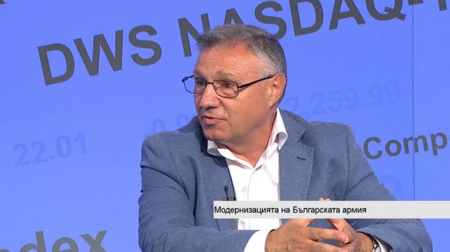 Велизар Шаламанов, бивш министър на отбраната. Снимка: Bloomberg TV Bulgaria