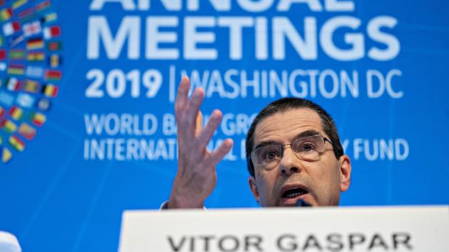 Витор Гаспър, директор на департамента по данъчни въпроси на МВФ. Снимка:Andrew Harrer/Bloomberg 