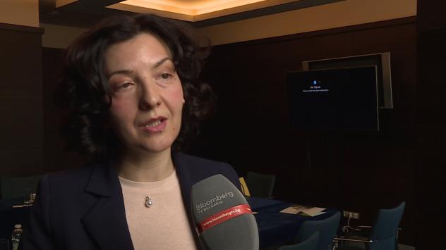 Милена Виденова, управител на Coface Bulgaria. Снимка: Bloomberg TV Bulgaria