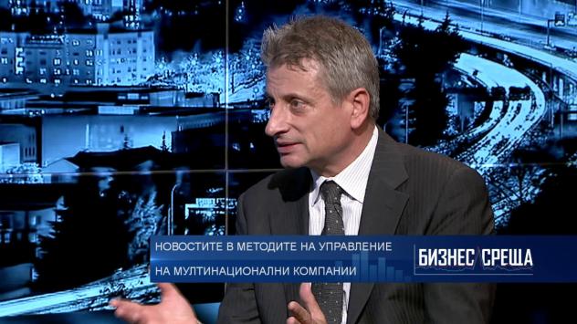 Петър Иванов, изп. дир. на Американската търговска камара в България. Снимка: Bloomberg TV Bulgaria