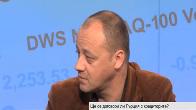 Иван Петрински, главен редактор на гръцкото издание Българските новини в чужбина. Снимка: Bloomberg TV Bulgaria