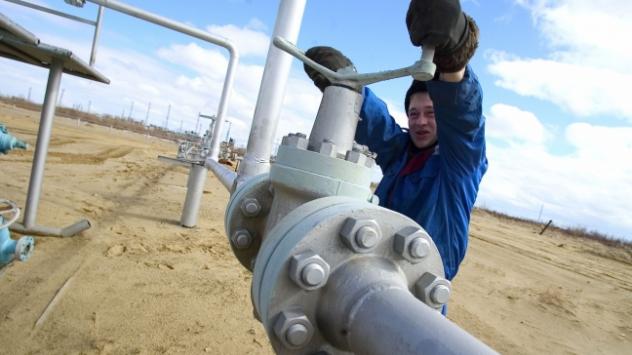 Газопровод на Газпром, Уренгой, Сибир. Photographer: Dmitry Beliakov/Bloomberg News