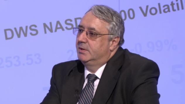 Доц. д-р Павлин Грудев от Института по ядрени изследвания и ядрена енергетика при БАН. Снимка: Bloomberg TV Bulgaria