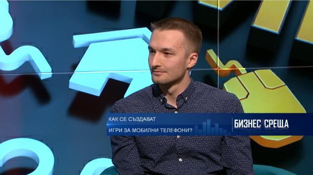 Петър Добрев, съосновател на Chobolabs. Снимка: Bloomberg TV Bulgaria