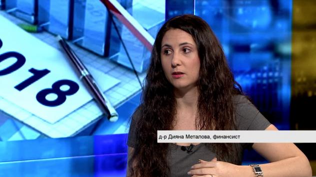 Д-р Дияна Металова, УНСС. Снимка: Bloomberg TV Bulgaria
