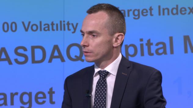 Грегорж Шилевич, главен икономист на Coface за Централна и Източна Европа. Снимка: Bloomberg TV Bulgaria