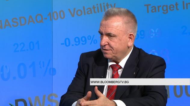 Аспарух Карастоянов, вицепрезидент на Американо-българския бизнес център. Снимка: Bloomberg TV Bulgaria