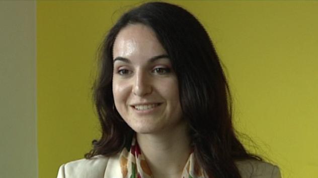 Ива Гумнишка, основател на Human in the Loop. Снимка: Bloomberg TV Bulgaria