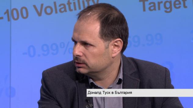 Георги Проданов, преподавател в Нов български университет. Снимка: Bloomberg TV Bulgaria