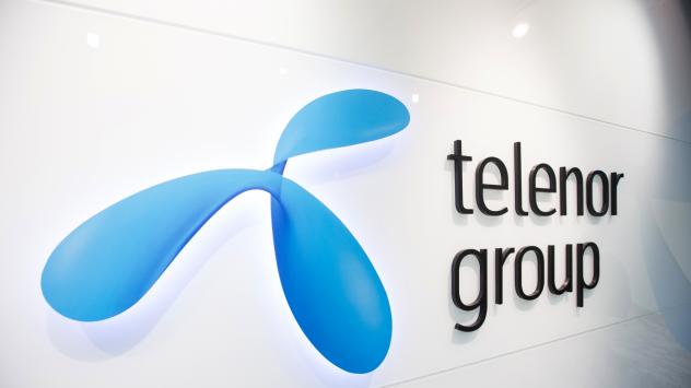 Логото на Telenor. Снимка: Nicky Loh/Bloomberg