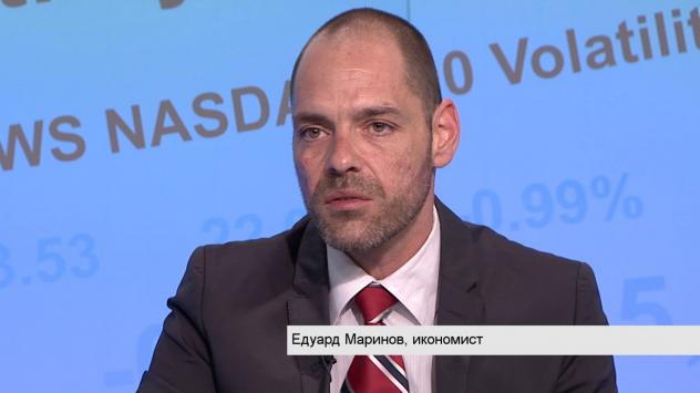 Едуард Маринов, икономист. Снимка: Bloomberg TV Bulgaria 