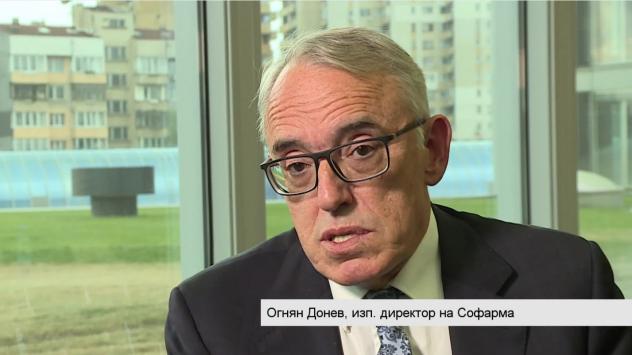 Огнян Донев, изп. директор на Софарма. Снимка: Bloomberg TV Bulgaria