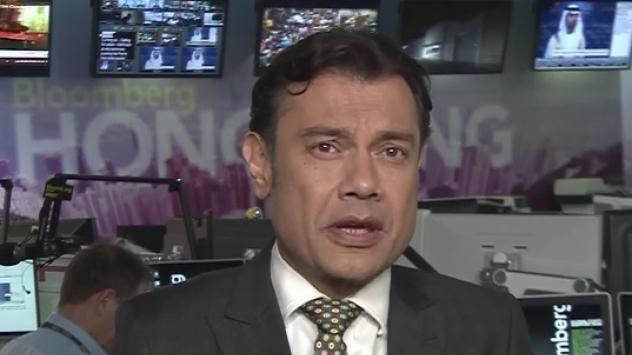 Ришаад Саламат от Bloomberg в Хонконг. Снимка: Bloomberg TV Bulgaria