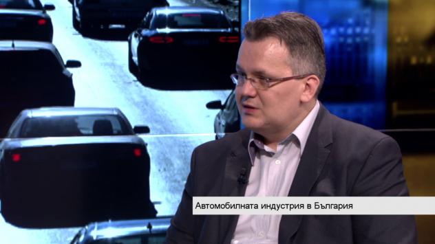 Арх. Любомир Станиславов, изп. директор на Automotive Cluster Bulgaria (ACB). Снимка: Bloomberg TV Bulgaria