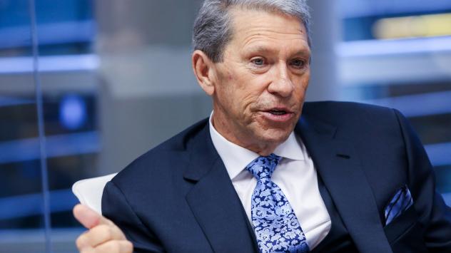 Хъртър Харисън, главен изпълнителен директор на Canadian Pacific Railway Ltd= Photographer: Chris Goodney/Bloomberg